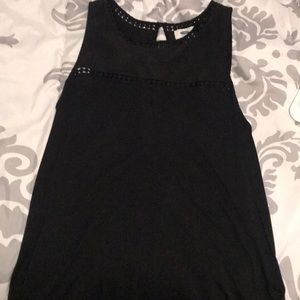 Black tank top